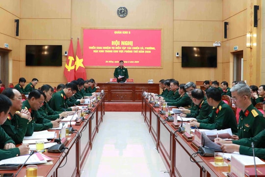 Quân khu 5 triển khai nhiệm vụ tổ chức diễn tập tác chiến cấp xã