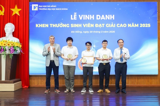 Trường Đại học Bách khoa (Đại học Đà Nẵng) vinh danh 169 sinh viên đạt giải cao tại các kỳ thi
