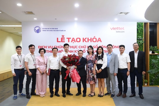 Viettel Telecom tổ chức lễ tạo khóa chứng thư số MySign