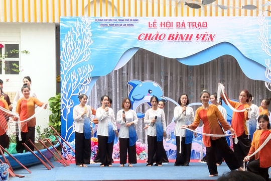Đà Nẵng lan tỏa giá trị văn hóa biển qua lễ hội bả trạo trong trường mầm non