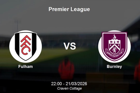 Nhận định Fulham vs Burnley - Premier League: Cơ hội củng cố vị trí cho đội chủ nhà