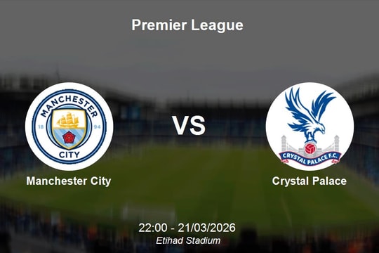 Nhận định Manchester City vs Crystal Palace - Premier League: Sức mạnh tại Etihad