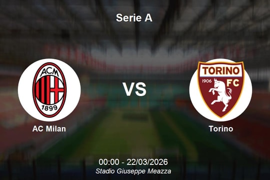 Nhận định AC Milan vs Torino - Serie A: Thử thách tại San Siro lúc 00h00 ngày 22/3