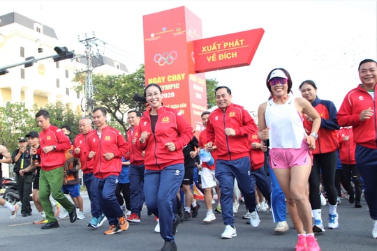 Đà Nẵng: Gần 40.000 người đồng hành “Ngày chạy Olympic năm 2026 - Vì sức khỏe toàn dân - Vì an ninh Tổ quốc”