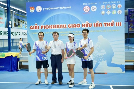 Sôi nổi Giải Pickleball giao hữu lần thứ III năm 2026