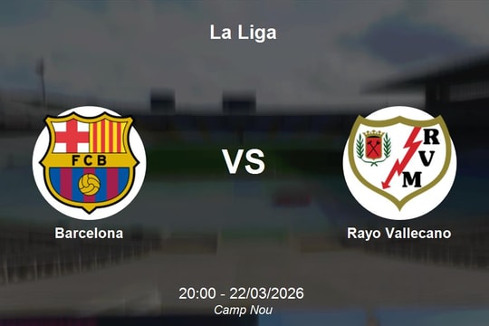 Nhận định Barcelona vs Rayo Vallecano - La Liga: Sức mạnh tấn công đối đầu hàng thủ kiên cường