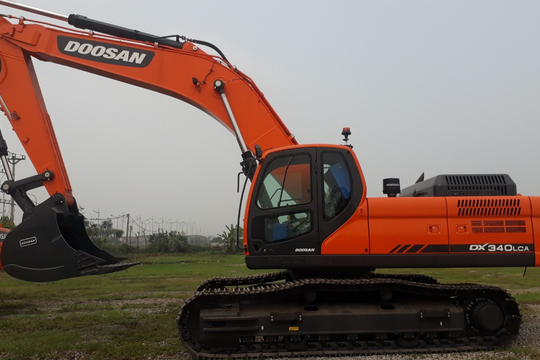Máy xúc Doosan - thương hiệu máy công trình uy tín