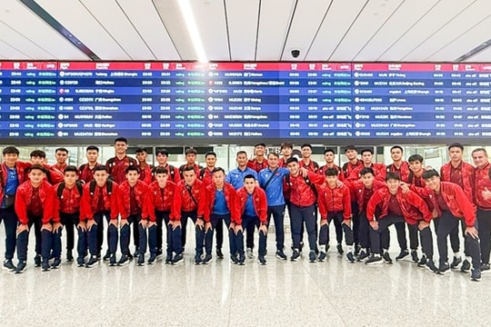 U23 Việt Nam đổ bộ Tây An: Phép thử liều cao tại giải giao hữu CFA Team China 2026