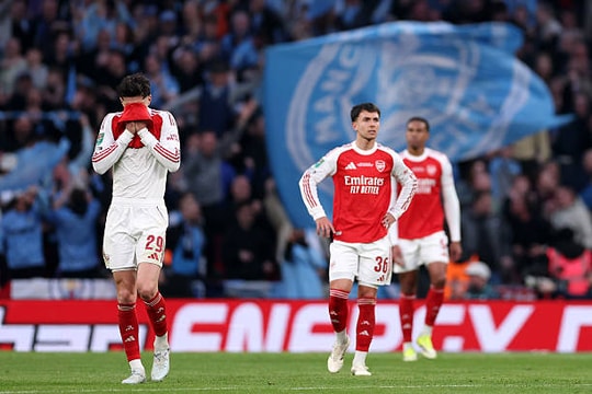 Arsenal gục ngã tại Carabao Cup: Hồi chuông báo động cho tham vọng của Mikel Arteta