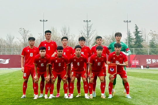 U23 Việt Nam cầm hòa 1-1 trước dàn sao đắt giá U23 Triều Tiên tại CFA Team China