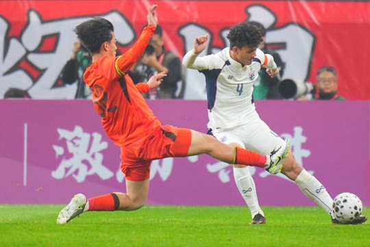 U23 Trung Quốc lội ngược dòng cầm hòa U23 Thái Lan 2-2 tại CFA Team China