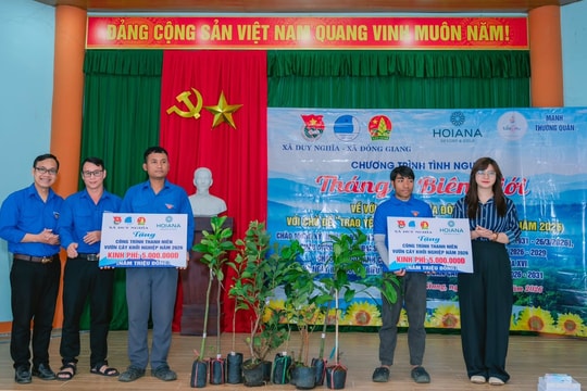 Công đoàn cơ sở Hoiana và Đoàn xã Duy Nghĩa phối hợp hiến máu nhân đạo, thực hiện an sinh xã hội