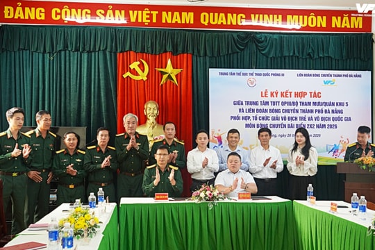 Đà Nẵng tổ chức giải bóng chuyền bãi biển 2x2 quốc gia vào tháng 5/2026