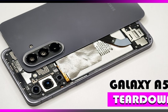 Cận cảnh nội thất Galaxy A57 5G: Đạt điểm sửa chữa 9 trên 10 nhờ thiết kế tối ưu