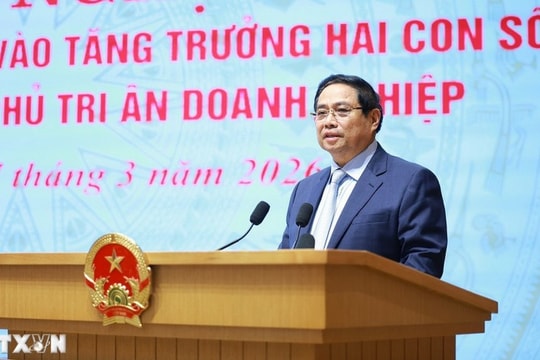 Thủ tướng chủ trì hội nghị về tăng trưởng hai con số và tri ân doanh nghiệp