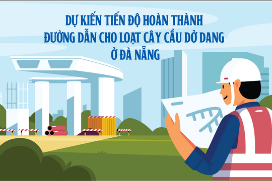 Dự kiến tiến độ hoàn thành đường dẫn cho loạt cây cầu dở dang ở Đà Nẵng