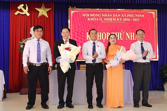 HĐND các xã, phường bầu chức danh lãnh đạo chủ chốt nhiệm kỳ 2026 - 2031