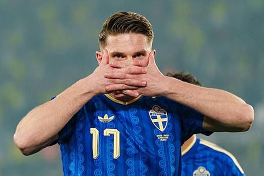 Thụy Điển hạ gục Ukraine 3-1: Viktor Gyokeres lập hattrick rực sáng tại Play-off World Cup