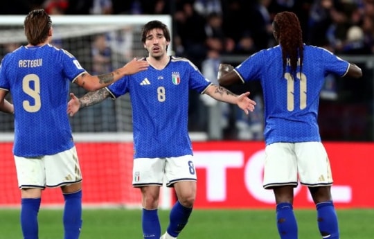 Sandro Tonali tỏa sáng, Italia hạ Bắc Ireland 2-0 để vào chung kết play-off World Cup 2026
