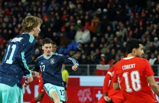 Florian Wirtz rực sáng, Đức thắng kịch tính Thụy Sĩ 4-3 tại St. Jakob-Park