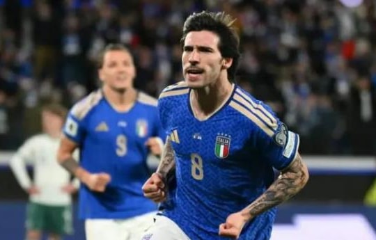 Italy đánh bại Bắc Ireland 2-0: Sandro Tonali rực sáng giúp HLV Gattuso giải tỏa áp lực