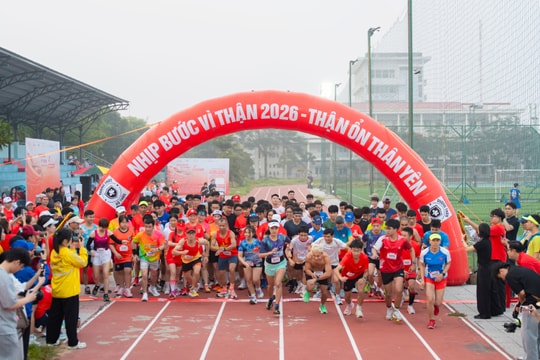 Hơn 200 vận động viên chạy “Nhịp bước vì thận 2026”