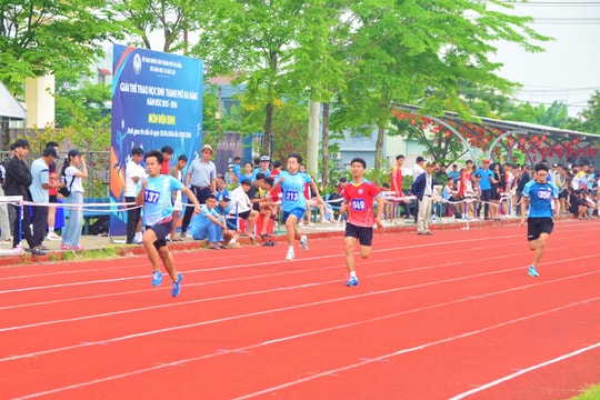 Lan tỏa phong trào điền kinh trong học sinh