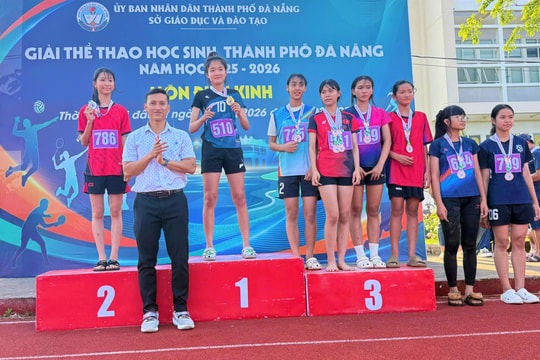 Xã Núi Thành và Trường THPT Núi Thành xếp Nhất toàn đoàn giải điền kinh học sinh Đà Nẵng