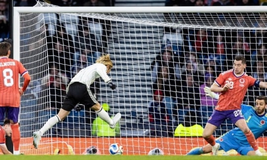 Nhật Bản thắng tối thiểu Scotland 1-0: Đẳng cấp Samurai và người nhện Zion Suzuki