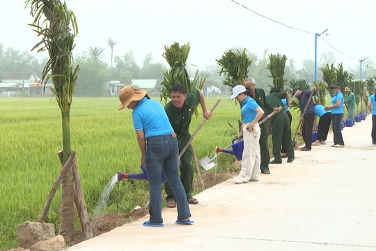 Ra mắt mô hình “Hàng cau xanh” và tuyến đường sáng - xanh - sạch - đẹp phường Bàn Thạch