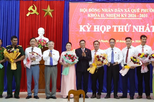 HĐND các địa phương kiện toàn nhân sự chủ chốt nhiệm kỳ 2026 - 2031