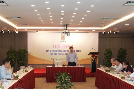 Bộ Tư pháp lấy ý kiến đối với hồ sơ chính sách Luật Đấu giá tài sản (sửa đổi)