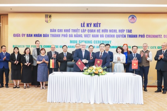 Đà Nẵng - Chemnitz (Đức) tăng cường hợp tác, hướng tới phát triển công nghệ cao và đổi mới sáng tạo