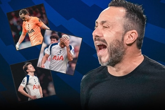 Tottenham bổ nhiệm Roberto De Zerbi: Canh bạc mạo hiểm trong cuộc chiến trụ hạng