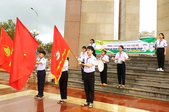 Khơi dậy tình yêu Tổ quốc từ những giờ học trải nghiệm