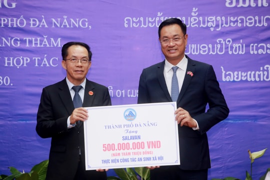 Đà Nẵng - Salavan (Lào) ký kết hợp tác giai đoạn 2026 - 2030
