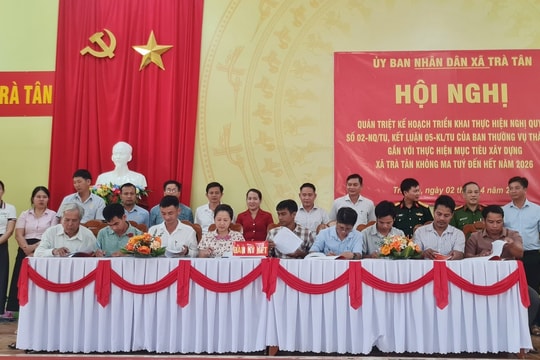 Trà Tân triển khai xây dựng xã không ma túy