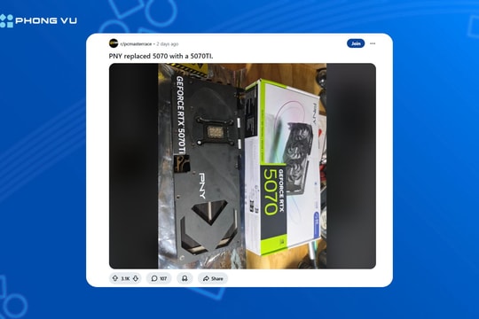 Nvidia gây bất ngờ khi đổi card RTX 5070 hỏng lấy RTX 5070 Ti mới cho người dùng