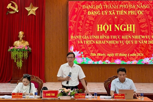 Quý I, tỷ lệ hồ sơ giải quyết đúng hạn của xã Tiên Phước đạt hơn 99%