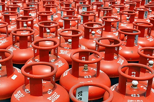 Giá gas hôm nay 18/5/2026: Bình 12kg Petrolimex giá thấp nhất 598.104 đồng