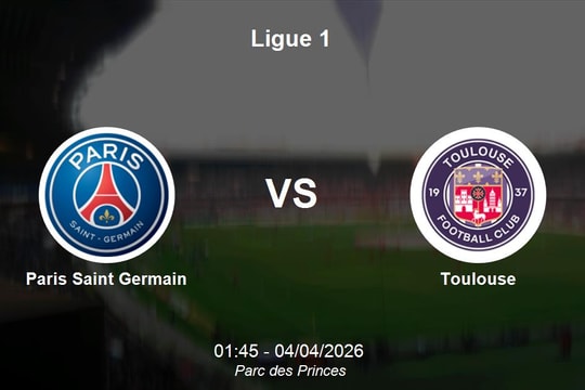 Nhận định Paris Saint Germain vs Toulouse - Ligue 1: Sức mạnh áp đảo tại Parc des Princes