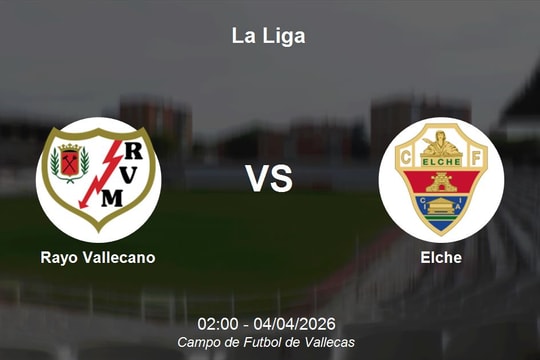 Nhận định Rayo Vallecano vs Elche - La Liga
