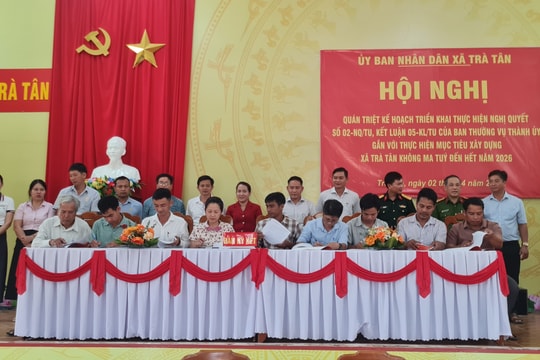 Trà Tân nỗ lực xây dựng xã không ma túy