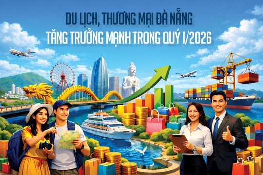 Du lịch, thương mại Đà Nẵng tăng trưởng mạnh trong quý I/2026