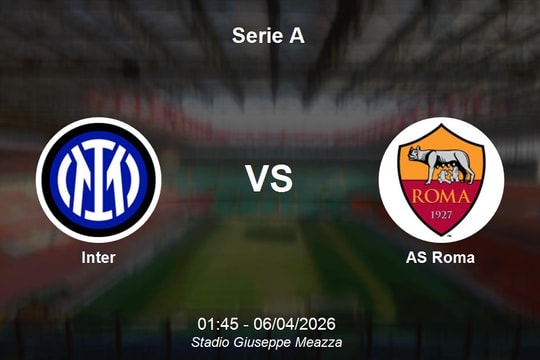 Nhận định Inter vs AS Roma - Serie A: Thử thách cực đại cho đội khách tại Stadio Giuseppe Meazza