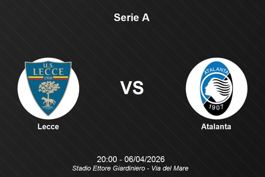 Nhận định Lecce vs Atalanta - Serie A: Đội khách hướng tới 3 điểm tại Via del Mare