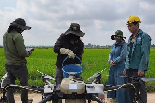 Thăng An đưa công nghệ vào đồng ruộng