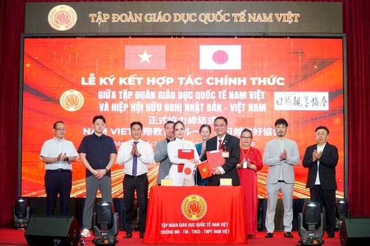 Tập đoàn Giáo dục quốc tế Nam Việt ký kết hợp tác với Hiệp hội Hữu nghị Nhật Bản - Việt Nam