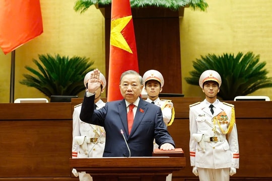 Chủ tịch nước Tô Lâm tuyên thệ và phát biểu nhậm chức