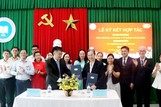 Trường Cao đẳng Y tế thành phố Đà Nẵng hợp tác với Đại học Tzu Chi (Đài Loan) đào tạo điều dưỡng